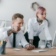 Tattooed Business People