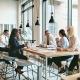 Business People at high top
