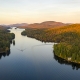 Lake Adirondack Park Mountains