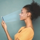 Woman Using Face ID