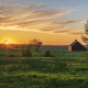 Sunrise over Country Estate