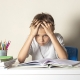 Young Boy Struggling with Math
