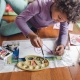 Young Girl doing Arts & Crafts
