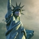 Statue of Liberty with Mask