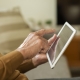 Elder Using iPad