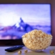 Popcorn and Remote by TV