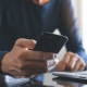 Man on iPhone