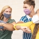 Friends Wearing Masks