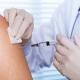 Vaccine going in Arm