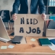 Jobless Sign