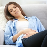 Girl Suffering from Endometriosis