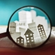 Magnify Glass of Real Estate Market