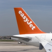 Close Up easyJet Plane