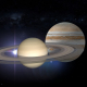 Jupiter and Saturn