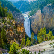 Great Falls in Yellowstone Great Falls in Yellowstone Great Falls in Yellowstone