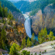 Great Falls in Yellowstone Great Falls in Yellowstone Great Falls in Yellowstone