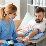 Man Donating Blood