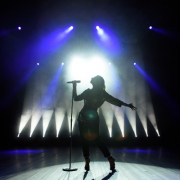 Female Singing on Stage
