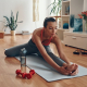 Girl Stretching