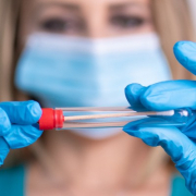Woman Getting Covid Test