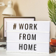 Work From Home Sign