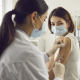Woman Getting Vaccinated
